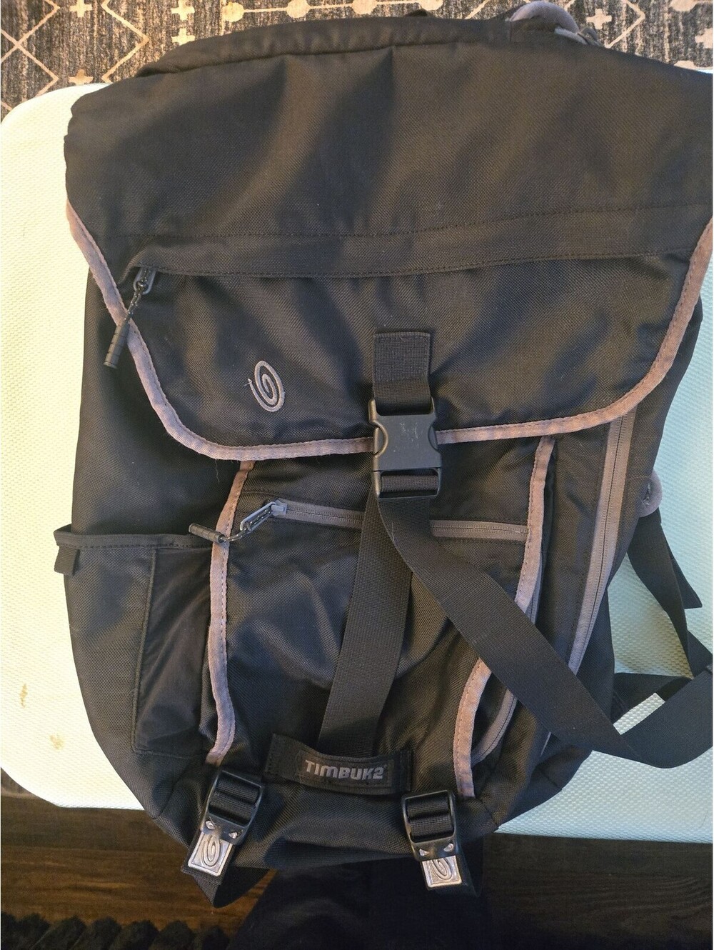 Timbuk2 Spire Laptop Backpack - Black Water-Resistant Canvas